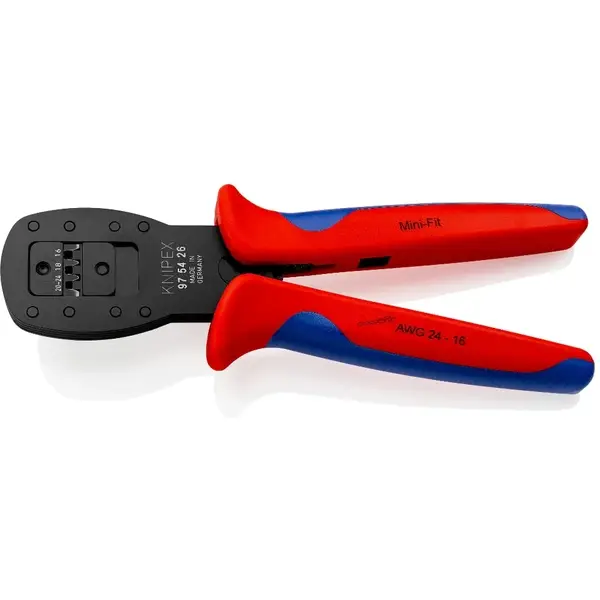 KNIPEX KÌM BẤM COS 97 54 26 CHO GIẮC CẮM MICRO BẤM SONG SONG MINI-FIT CỦA MOLEX
