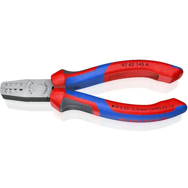 KNIPEX KÌM BẤM COS 97 62 145 A CHO ĐẦU COS PIN