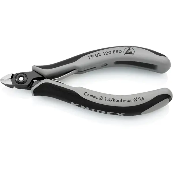 KNIPEX KÌM CẮT CẠNH CHÍNH XÁC CHO ĐIỆN TỬ ESD 79 02 120 ESD