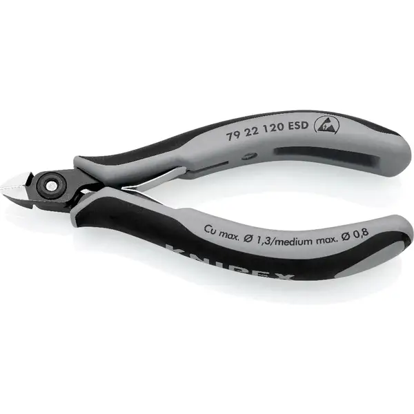 KNIPEX KÌM CẮT CẠNH CHÍNH XÁC CHO ĐIỆN TỬ ESD 79 22 120 ESD