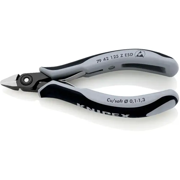 KNIPEX KÌM CẮT CẠNH CHÍNH XÁC CHO ĐIỆN TỬ ESD 79 42 125 Z ESD