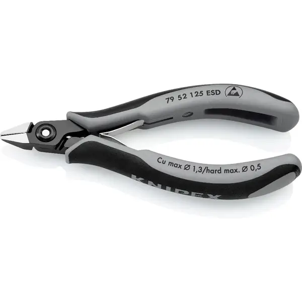 KNIPEX KÌM CẮT CẠNH CHÍNH XÁC CHO ĐIỆN TỬ ESD 79 52 125 ESD