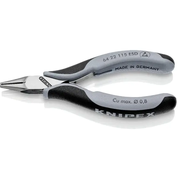 KNIPEX KÌM CẮT ĐẦU CÙNG ĐIỆN TỬ ESD 64 22 115