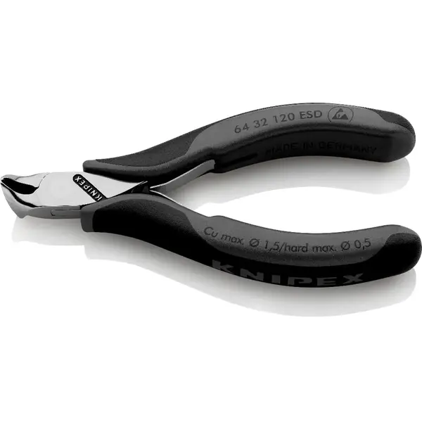 KNIPEX KÌM CẮT ĐẦU CÙNG ĐIỆN TỬ ESD 64 32 120