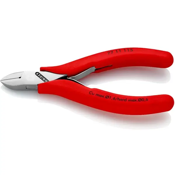 KNIPEX KÌM CẮT LINH KIỆN ĐIỆN TỬ 77 11 115 VỚI KHỚP HỘP