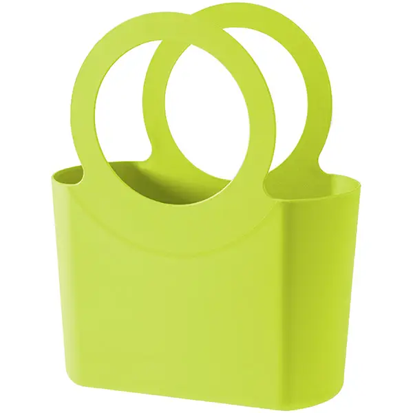 Làn nhựa cỡ trung BB bag màu Lime, Epoca – Italy