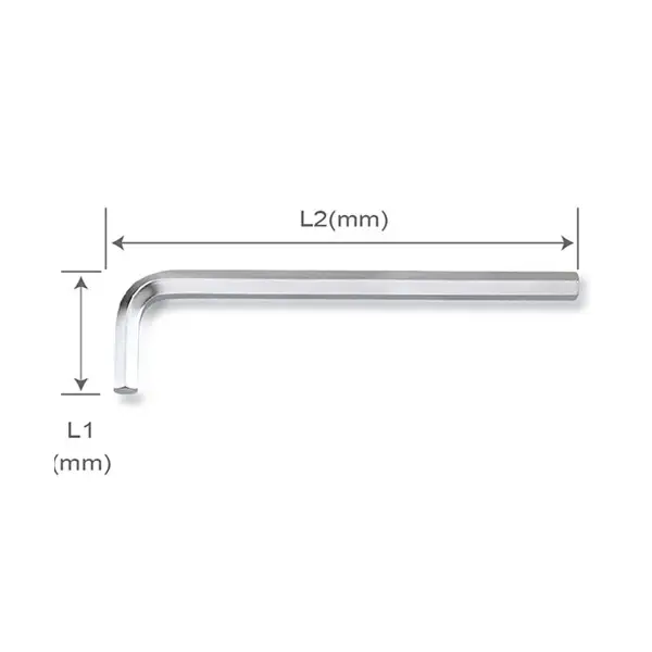 Lục giác chữ L (dài) 7mm TOPTUL AGAL0715