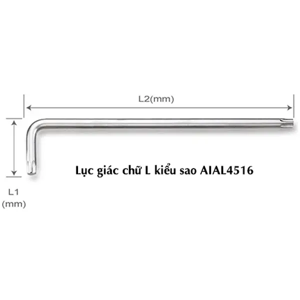 Lục giác L sao (dài) T45 TOPTUL AIAL4516