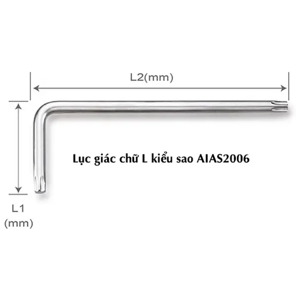 Lục giác L sao (ngắn) T20 TOPTUL AIAS2006