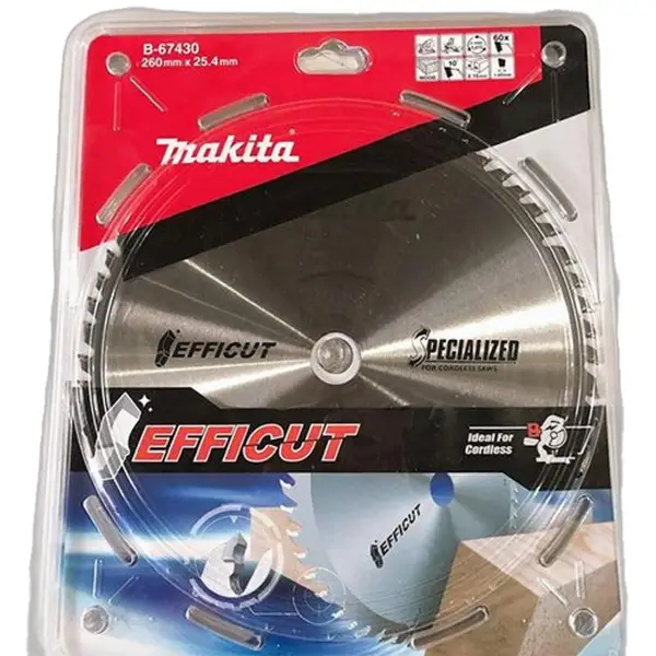 LƯỠI CẮT HỢP KIM MAKITA (260 X 25MM) B-67430
