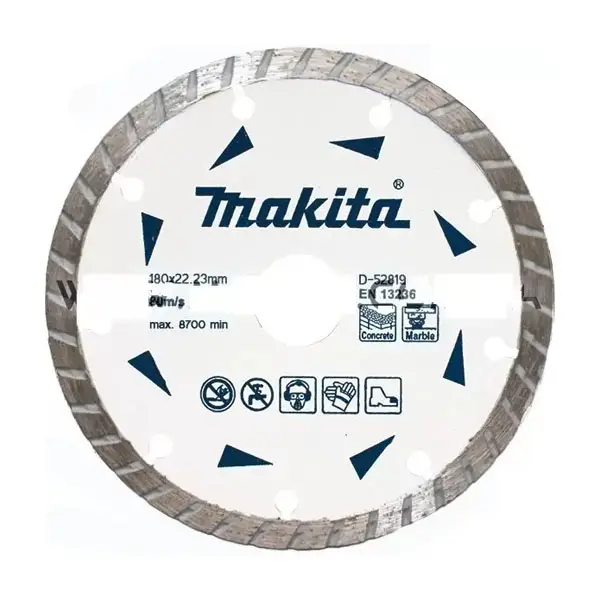 Lưỡi cắt lượn sóng cho đá cẩm thạch 180x22.23mm Makita D-52819