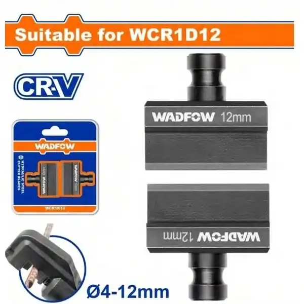 Lưỡi Cắt Thép Thủy Lực 4- 12Mm WCR1K12 WADFOW