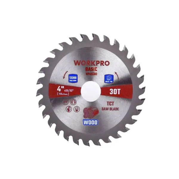 Lưỡi cưa cắt gỗ loại cơ bản 110x20x30T Workpro WP405300