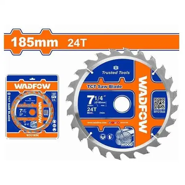 Lưỡi Cưa Gỗ 185Mm 24T WTC1K04 WADFOW