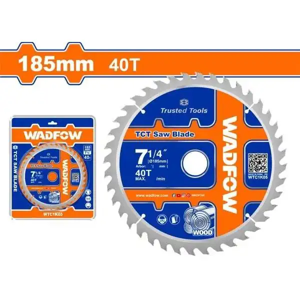 Lưỡi Cưa Gỗ 185Mm 40T WTC1K05 WADFOW