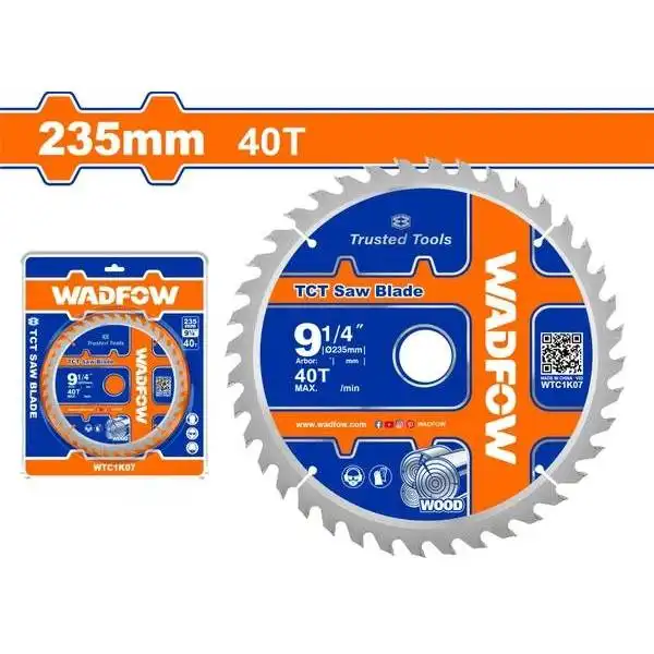 Lưỡi Cưa Gỗ 235Mm 40T WTC1K07 WADFOW