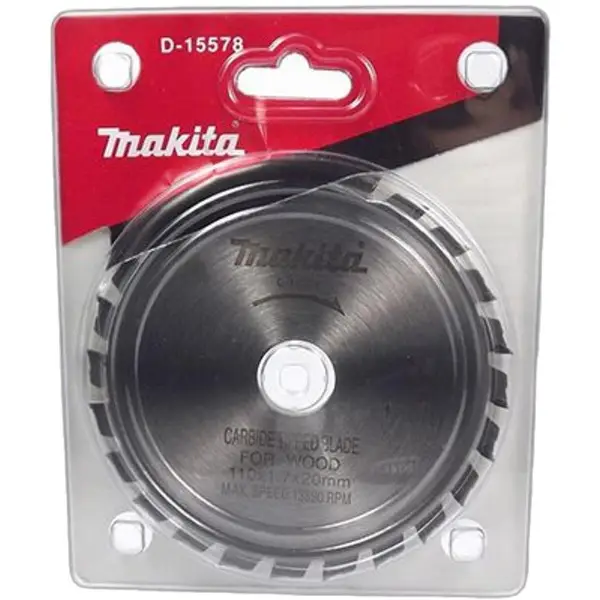 LƯỠI CƯA GỖ HỢP KIM MAKITA D-15578 110 X 24T X 20MM