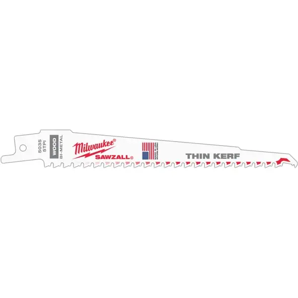 Lưỡi cưa gỗ mỏng SAWZALL Milwaukee 48-00-5035