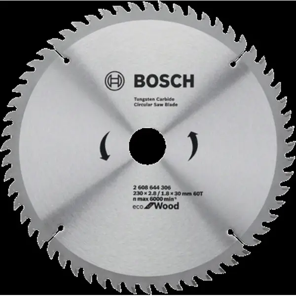 Lưỡi cưa gỗ tròn 110-250mm 30-60T Eco for Wood Bosch