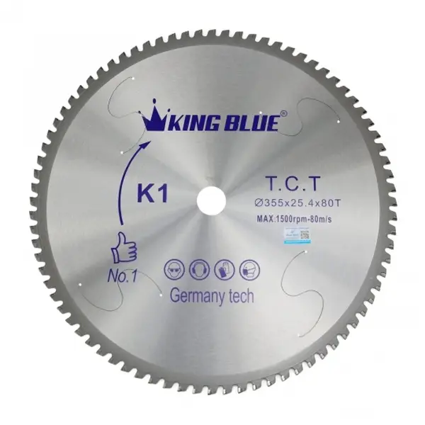 Lưỡi cưa hợp kim KingBlue K1-355x80T (New)
