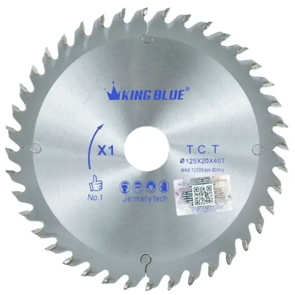 Lưỡi Cưa KingBlue X1-125x40T-NEW