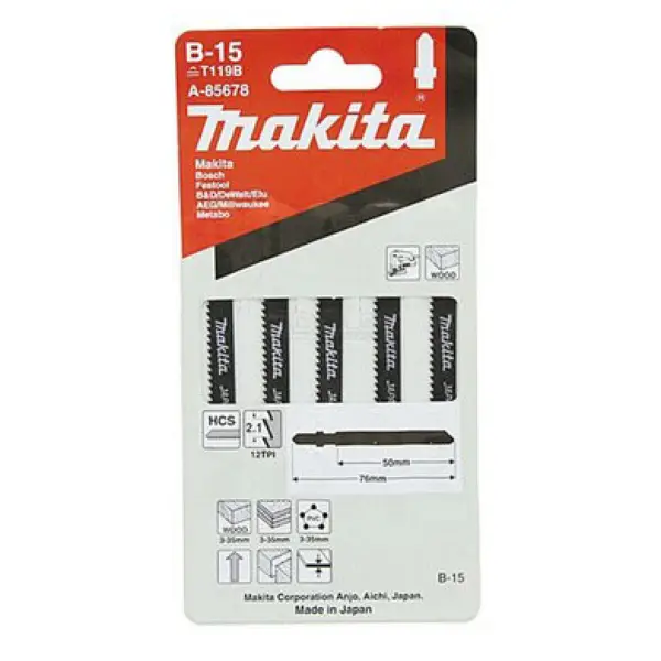 Lưỡi cưa lọng cắt vật liệu mỏng Makita A-85678