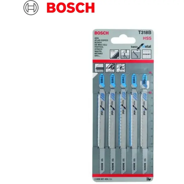 Lưỡi cưa lọng T 118 AHM (bộ 3 lưỡi) Expert Stainless Steel Bosch