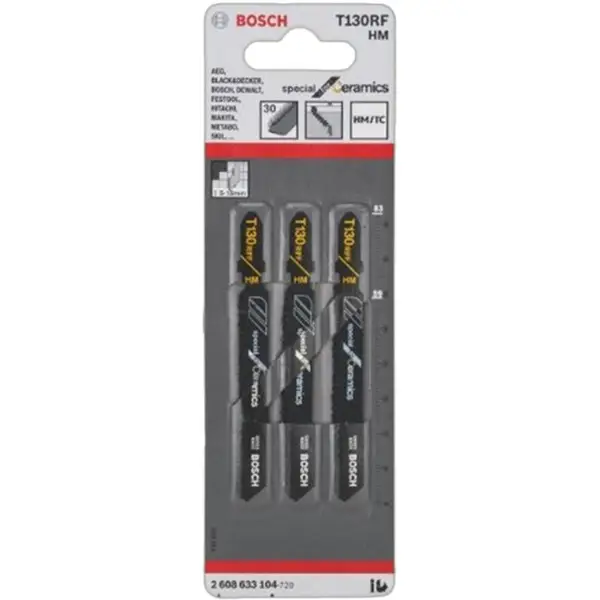 LƯỠI CƯA LỌNG T 130 RIFF (BỘ 3 LƯỠI) BOSCH 2608633104