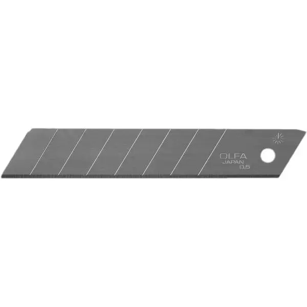 Lưỡi dao cắt màu bạc 18mm Olfa LB-10B hộp 10 lưỡi