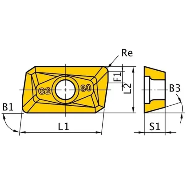 M APGT1135PDFR-G2 HTI10 - Mitsubishi