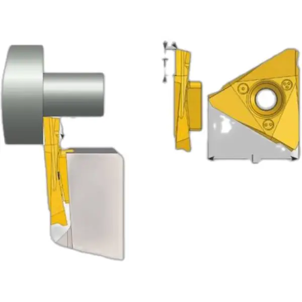 Mảnh Dao Tiện Trước 3 Lưỡi L19 L20 GF19 GF20 Swiss Line CPT