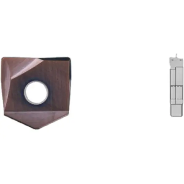 Mảnh Phay 2 Me Bo Góc R Chạy Thép Trước Nhiệt ~55HRC 2GINC JJTool