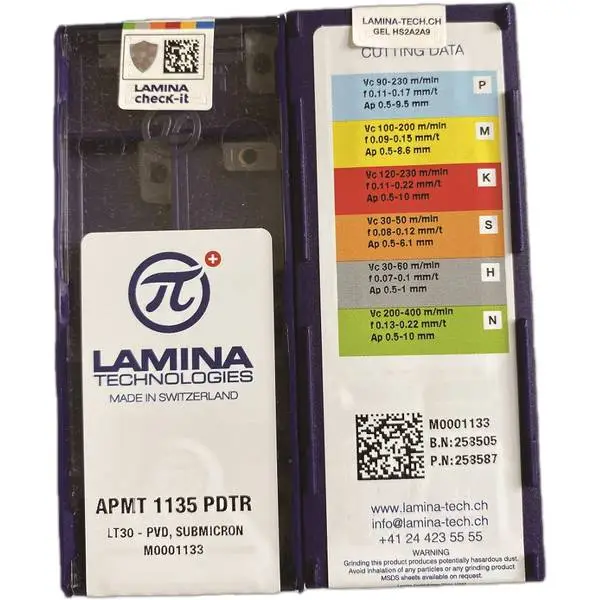Mảnh phay APMT 1135 PDTR LT 30 Lamina