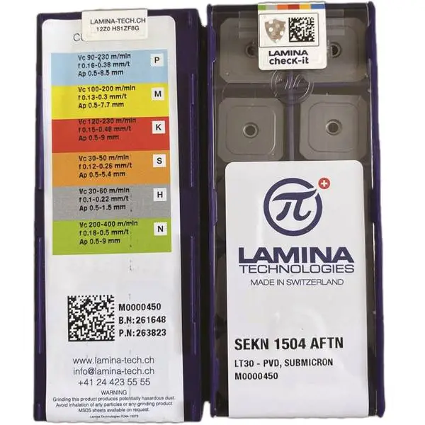 Mảnh phay SEKN 1504 AFTN LT 30 Lamina
