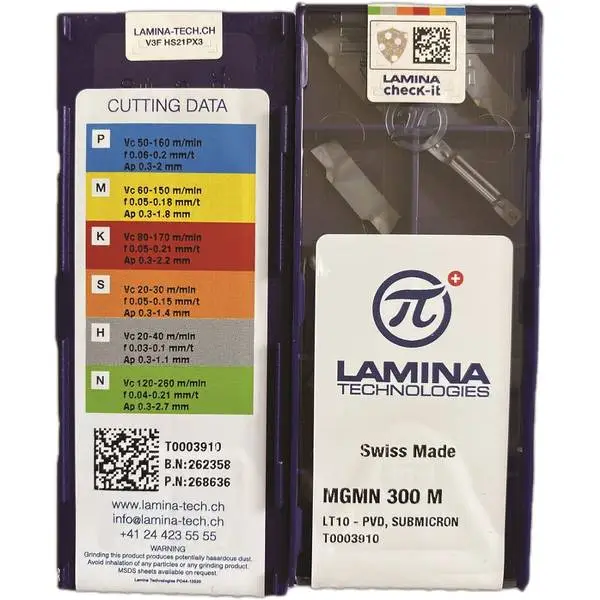 Mảnh tiện MGMN 300 M LT 10 Lamina