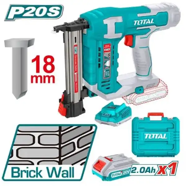 Máy bắn đinh bê tông không chổi than dùng pin 20V TCSTLI3808 TOTAL