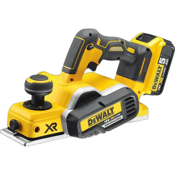 MÁY BÀO CẦM TAY DÙNG PIN 18V DEWALT DCP580M2 - Máy, Sạc, 2pinx4Ah Túi vải