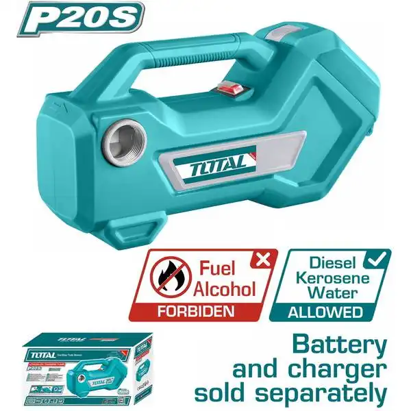 Máy bơm hút chất lỏng dùng pin 20V TTPLI2001 TOTAL