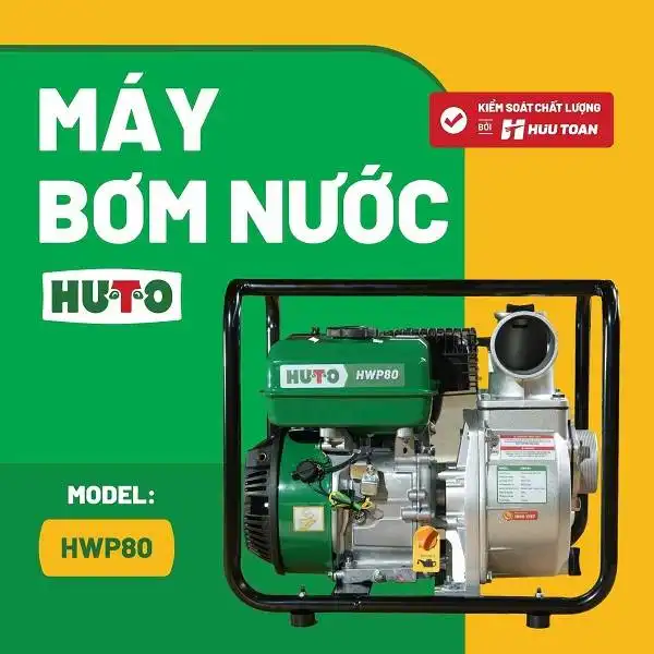 Máy Bơm Nước Dùng Xăng HUTO HWP80