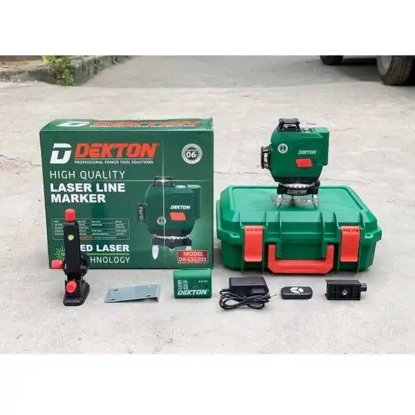 Máy cân bằng Lazer 12 tia dùng pin Dekton DK-LS1201 (Không Kèm Chân Máy)