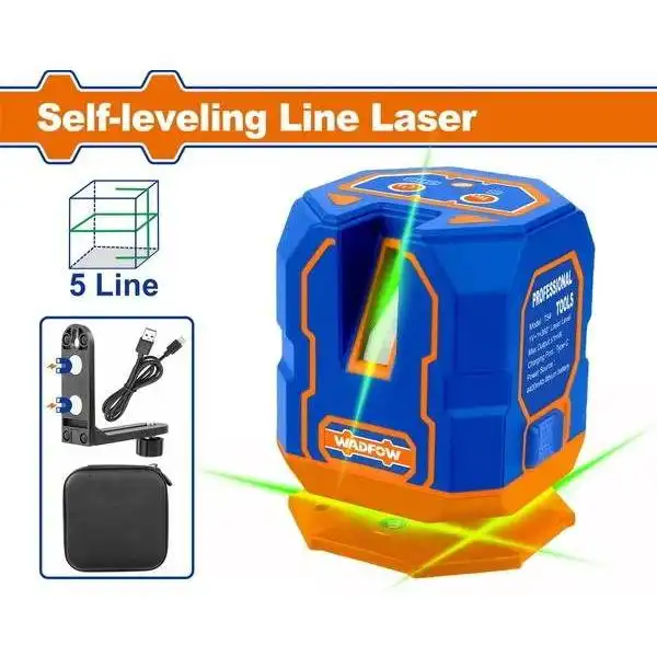 Máy cân bằng tia laser 2 tia xanh 0-30m WADFOW - WLE1M05