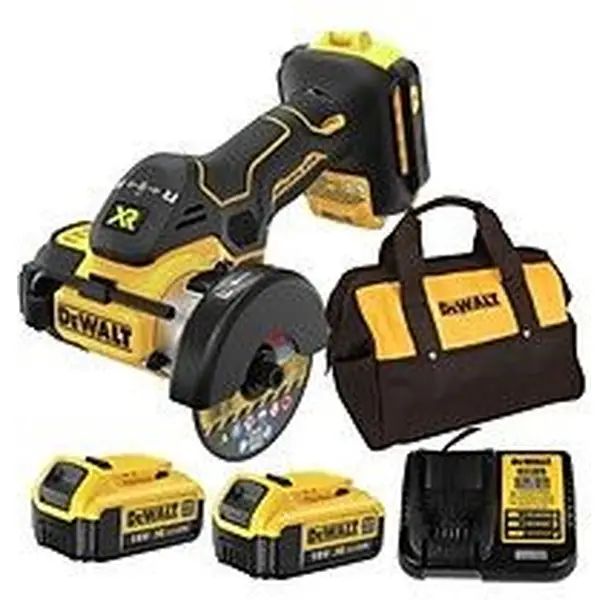 Máy cắt 76mm pin 20V Dewalt DCS438BD2 (2 Pin 2Ah & 1 Sạc)