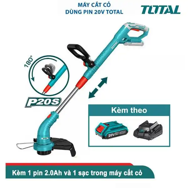 Máy cắt cỏ dùng pin 20V TGTLI20301 TOTAL