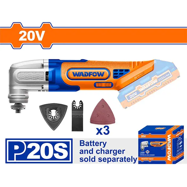 Máy cắt rung dùng pin 20V Wadfow WMUP5021 (Kèm 1 Pin 1.5Ah & Sạc)