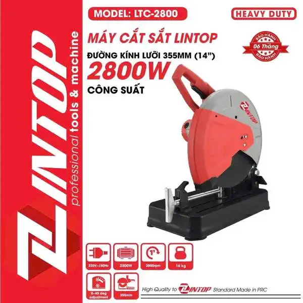 Máy cắt Sắt Điện 355mm-2800W LTC-2800 LINTOP