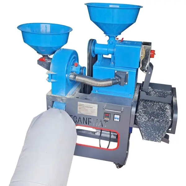 Máy chà gạo 3 tác dụng HM-TF56 (Xát gạo, Nghiền, Lọc sạn)