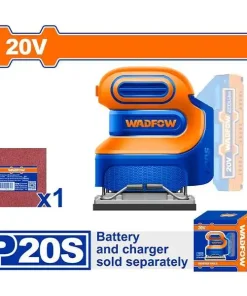Máy chà nhám vuông dùng pin 20V (không kèm pin sạc) WADFOW - WRAP5010