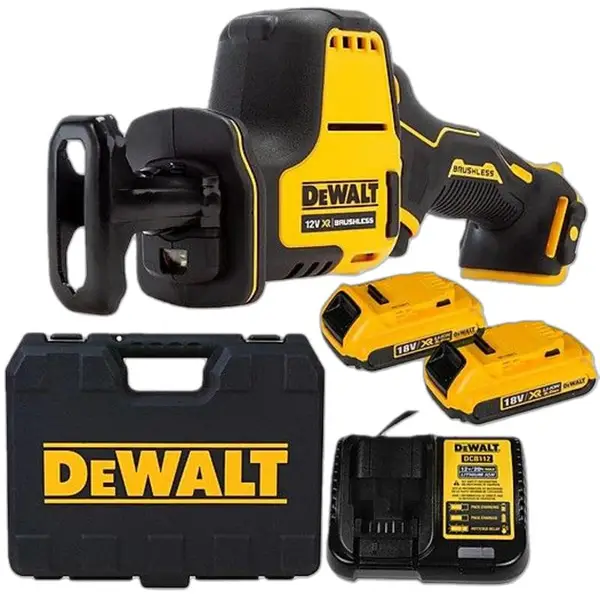 MÁY CƯA CẦM TAY 12V DEWALT DCS312D2 (sạc, 2 pin x 2.0Ah, vali)