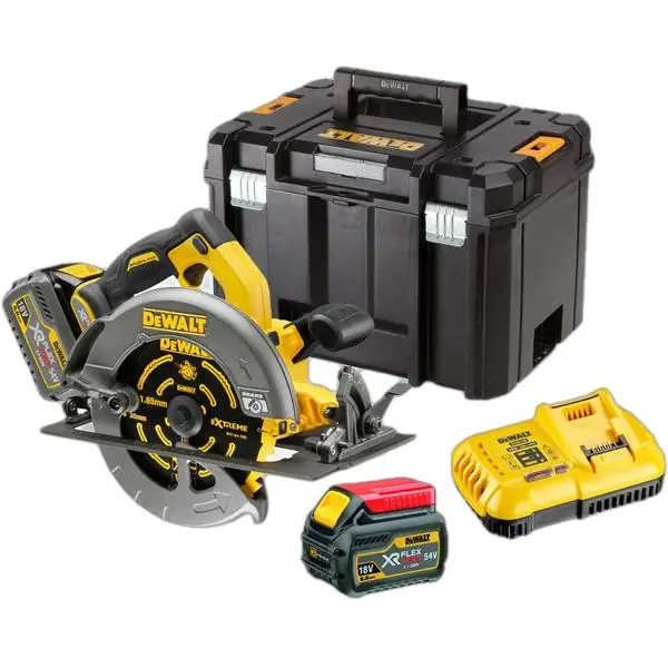 Máy cưa đĩa dùng pin Dewalt DCS575T2 190mm 1600W 54V 6Ah BL Motor