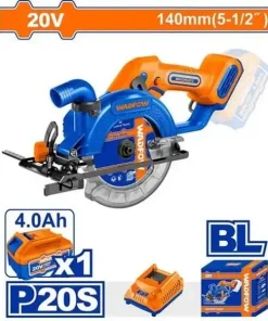 Máy cưa đĩa tròn dùng pin 20V-140mm (không chổi than) WADFOW WLWP5633